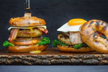 Roast Restaurant Ultimate Breakfast Burger