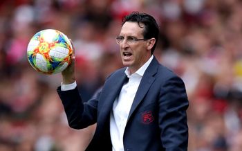 Arsenal's manager Unai Emery during the Emirates Cup match at the Emirates Stadium, London.