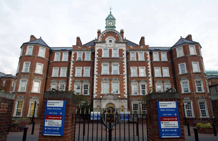 The Hammersmith Hospital in London where British Prime Minister Tony Blair is having medical treatment for a recurring heart condition.