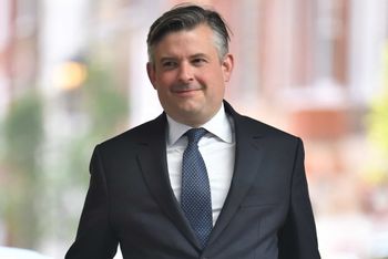 Labour's shadow Health Secretary Jonathan Ashworth arriving at BBC Broadcasting House in central London to appear on the BBC1 current affairs programme, The Andrew Marr Show.