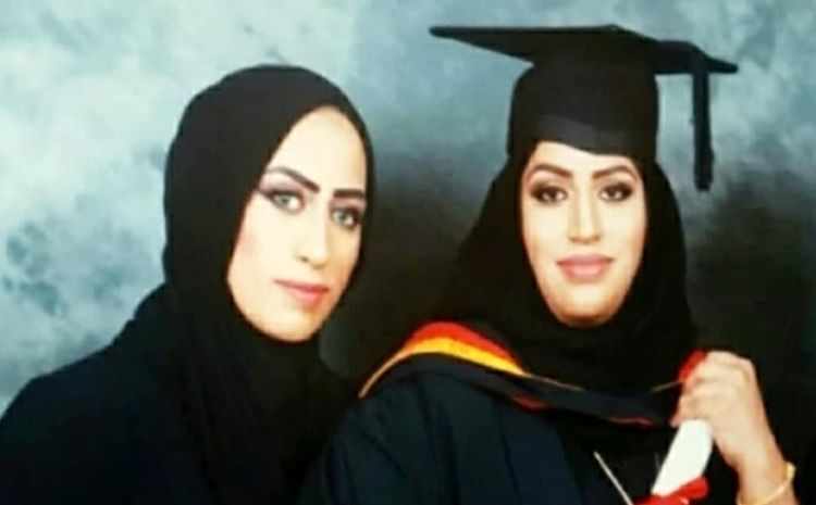 (L-R) Kazeema Afzal with sister Areema Nasreen. The heartbroken sister of a nurse who died from coronavirus is fulfilling her last wish by following in her footsteps. Credit;SWNS