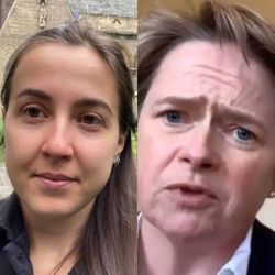 Alexandra Bulat and Dido Harding