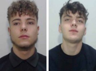 Connor McPartland and Martin Treacy. Credit:SWNS